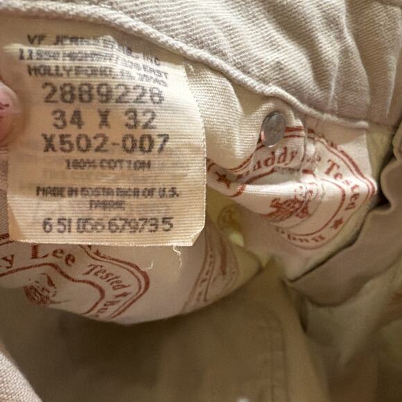 Vintage Lee Dungarees Carpenter Jeans Men’s Size 34x32 Black Baggy Y2K Skater - Picture 8 of 9